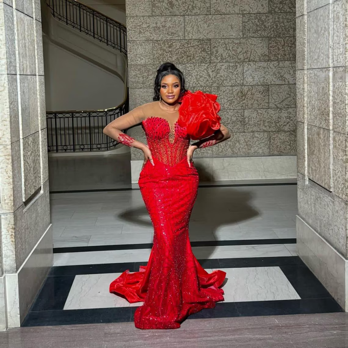 African asoebi beaded corset prom bridal wedding guest custom dress,wedding Guest,African Nigeria evening dinner mermaid Women gown Dress