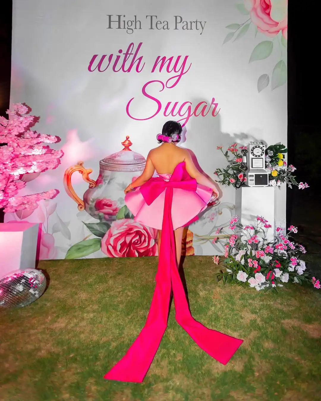 New Arrival Pink Bows Short Dress Cute 2 Colors Mini Birthday Dress with Detachable Bow Women Prom Party Dresses Custom Made