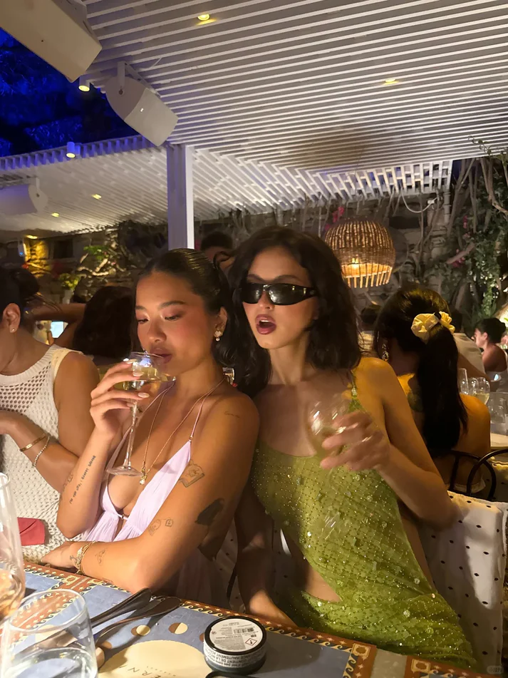 Sexy Green Sheath Spaghetti Strap Beaded Tulle Prom Dress Evening Dress with Slit