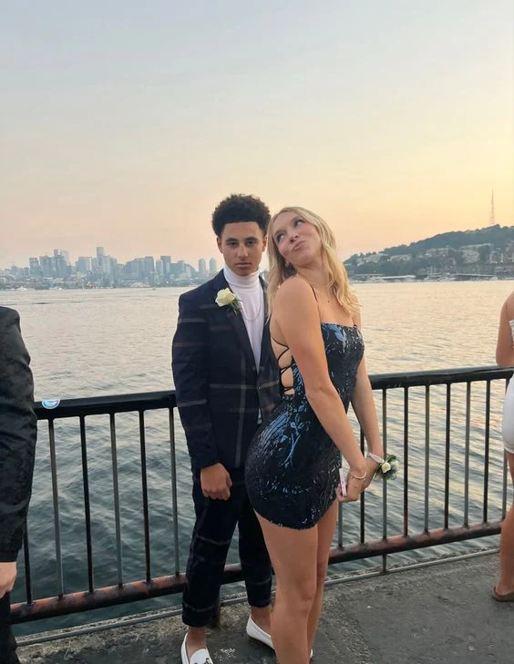 Sexy Tight Homecoming Dress Backless Party Dress