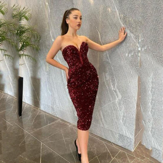 Sexy Silver Sequined Mermaid Prom Dress Sweetheart Shiny Wedding Party Dress Homecoming Gowns vestidos de noche,BG016