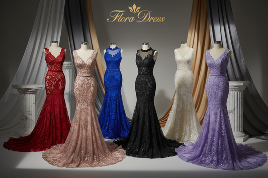 Top 6 Lace Mermaid Prom Dresses Under $150