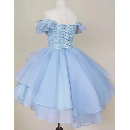 New Arrival Sexy Short/Mini Tulle Homecoming Dresses With Lace Vestidos Cortos Special Occasion Graduation Dresses Custom