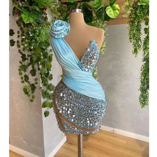 Robe Cocktail Evening Gowns Short Prom Dress Strapless Knee Length Formal Hoco Dress Graduation Women Party Gown