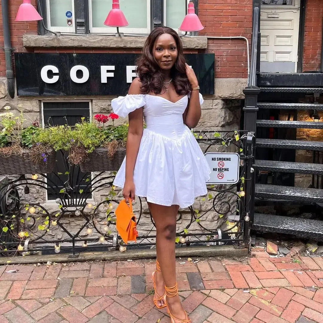 Puff Sleeve Mini Dress Lady Sexy Party Bodycon Evening Dresses Women Summer Clothes Elegant Luxury Birthday Club Dresses