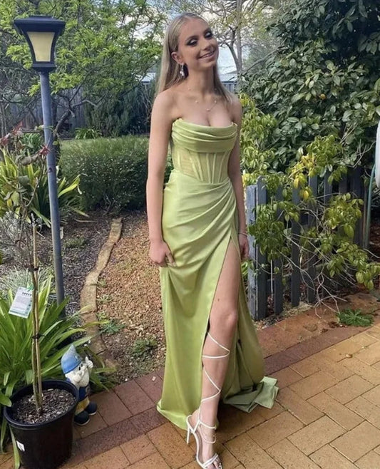 Prom Dresses for Women Shoulderless Wedding Party Bridesmaid Dress Long Slim Fit Mermaid Elegant Evening Dresses