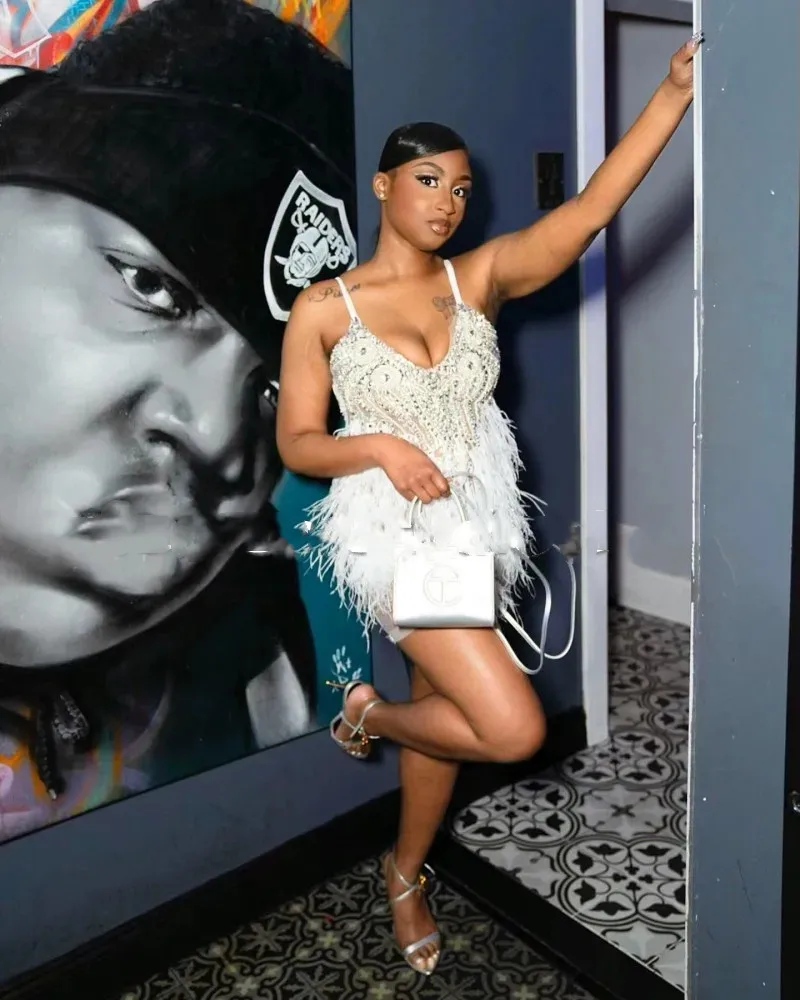 Sexy Mini Feathers Prom Dress For Woman Rhinestone African Party Gowns Vestidos De Graduación Black Girls Birthday Outfit