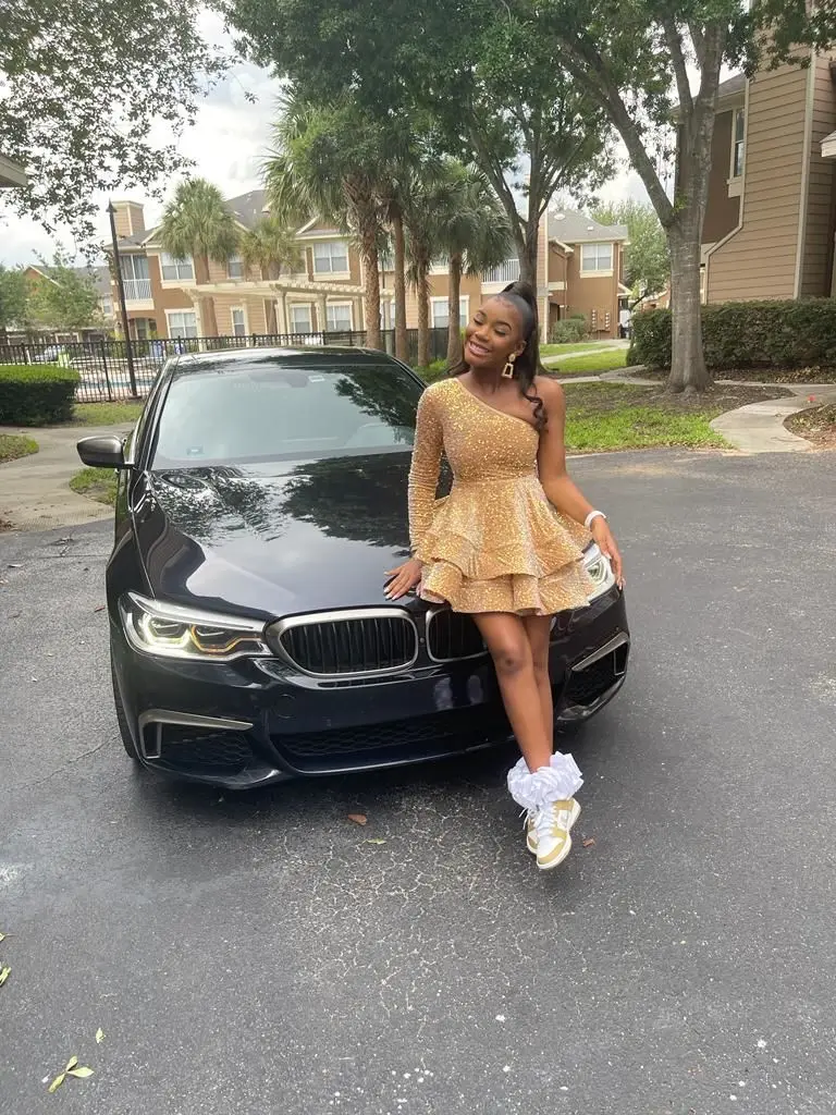 Sparkly Short Homecoming Dresses for Teens Hot One Shoulder Long Sleeve Tiered Mini Cocktail Party Gown