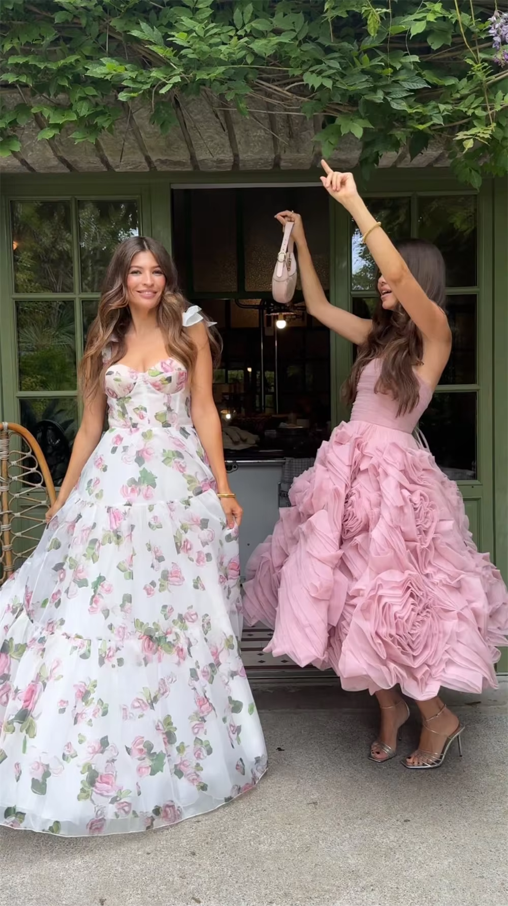 Tulle Floral A-Line robes de soirée Ankle-Length Strapless Sleeveless Evening Dresses Valentines Day Formal Wedding Dress