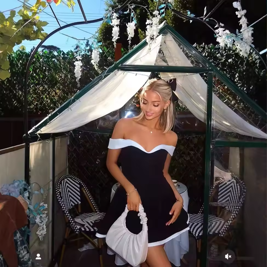 Ruffled One Neck Strapless Dress Niche Formal Women's Dress 2025