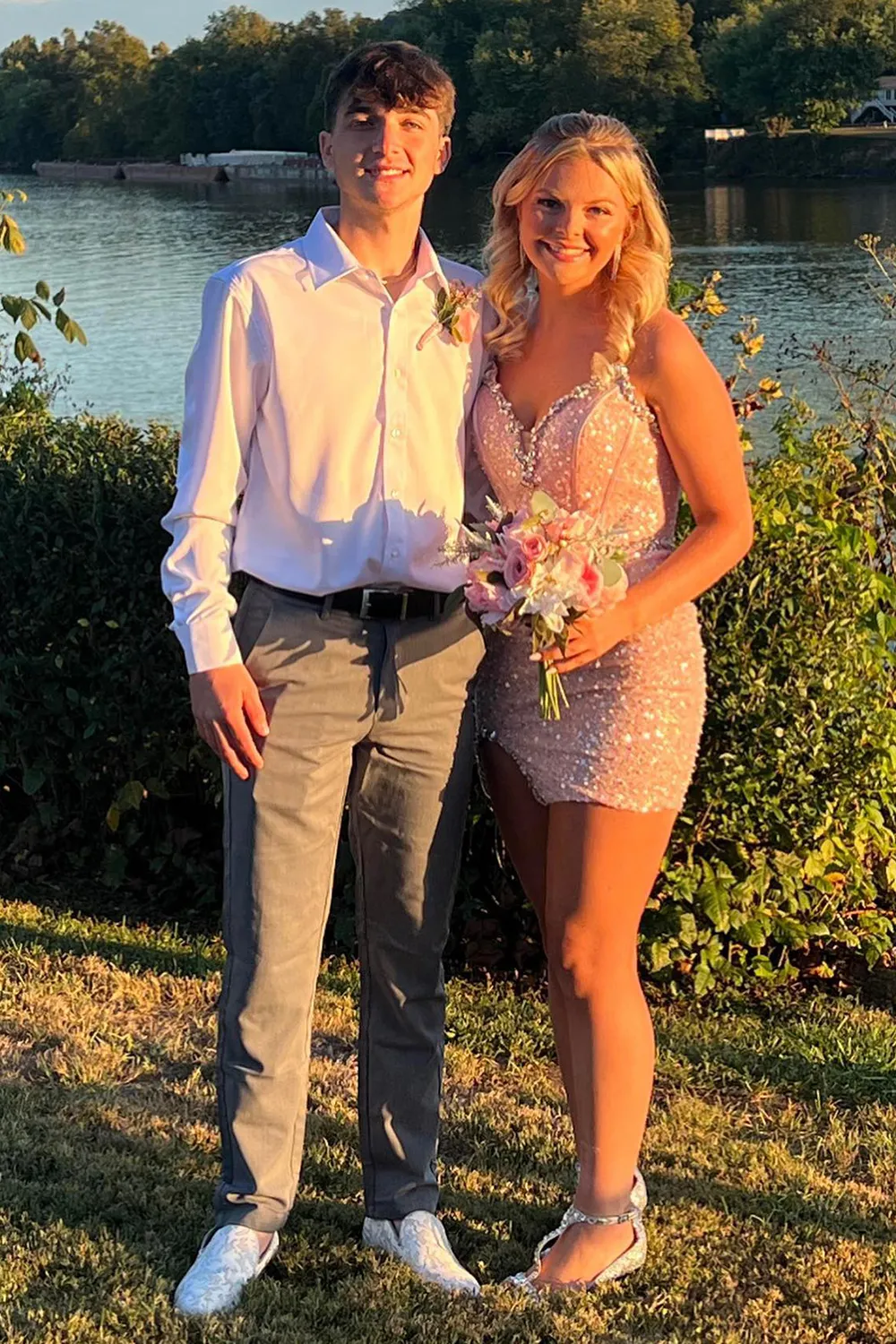 Bodycon Strapless Light Blue Sequins Tight Short Homecoming Dresses with Beadings