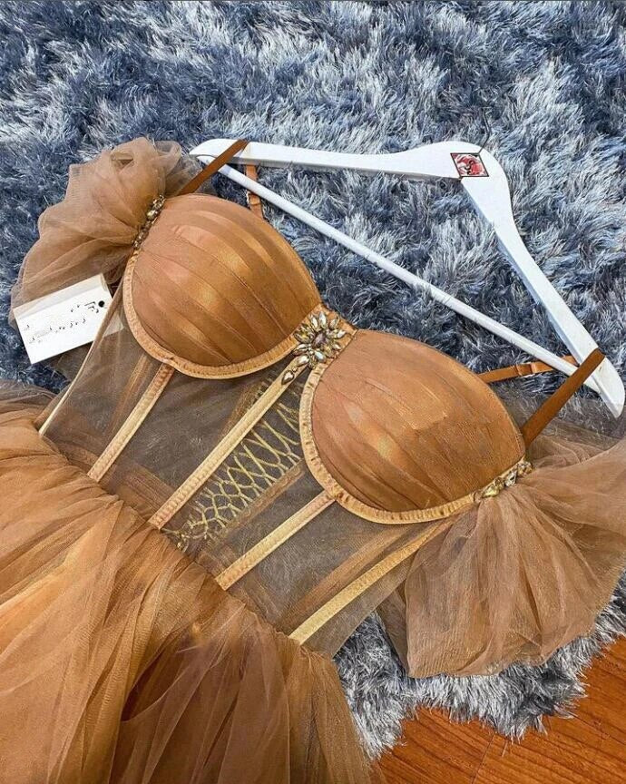 Little Black Dress Model Bleur Mini Gold Chamapgne Short Prom Homecoming Dresses Off Shoulder Corset Mini Evening Gown