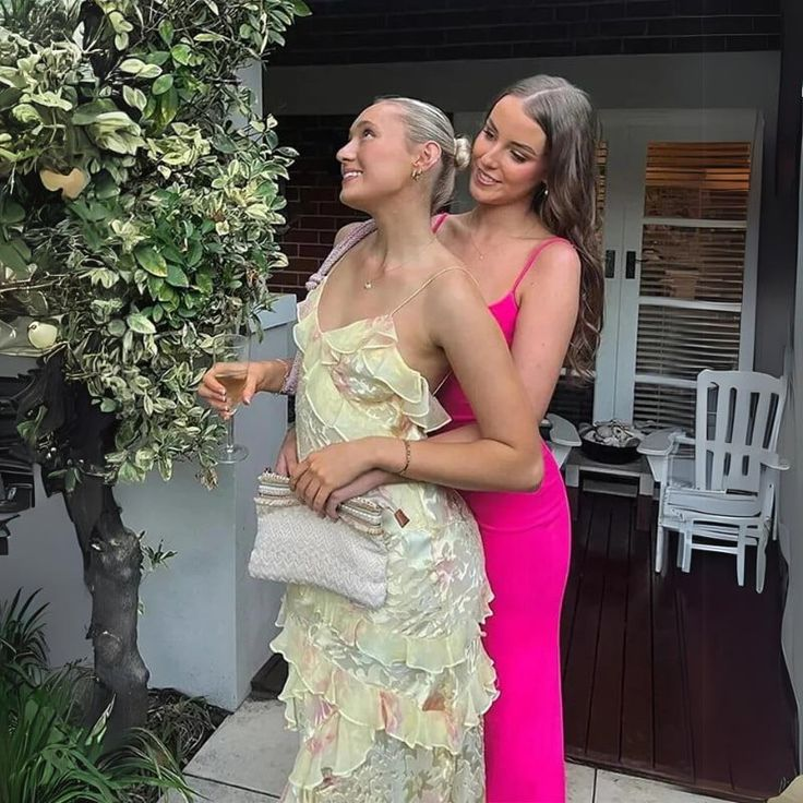 Mermaid Spaghetti Straps Floor Length Floral Yellow Chiffon Evening Dress Prom Dresses