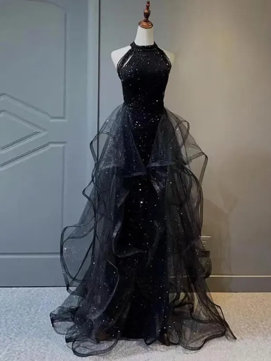 Red Straplessd Tulle A-Line Prom Dress,Fairy Prom Dress,Evening Prom Dress,Wedding Party Gowns,Formal Evening Dress,Princess Prom Dress