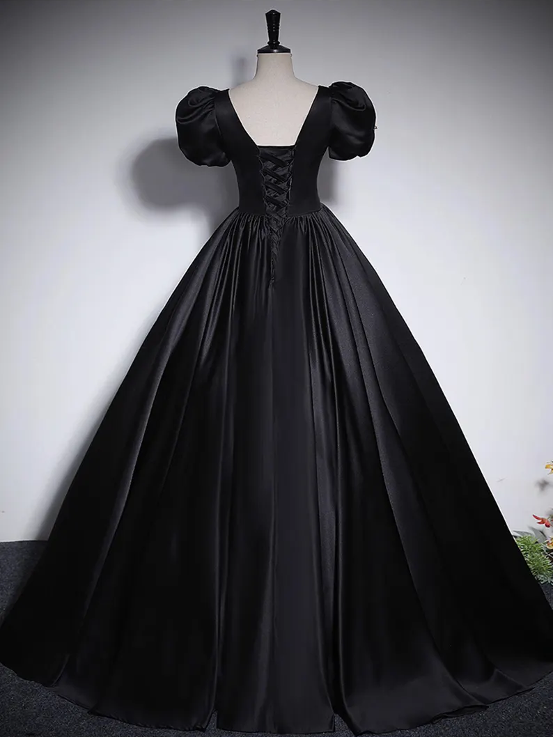 Luxury Blue Satin Prom Dress,Sweetheart Gown,Fairy prom dress,Wedding dress,Elegant party dress,Princess Bridesmaid Graduation Birthday Gown