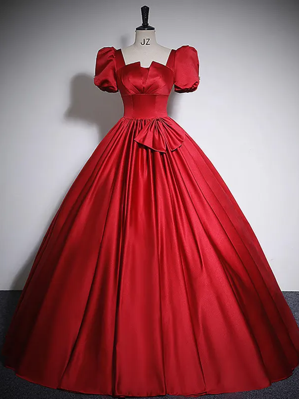 Luxury Blue Satin Prom Dress,Sweetheart Gown,Fairy prom dress,Wedding dress,Elegant party dress,Princess Bridesmaid Graduation Birthday Gown