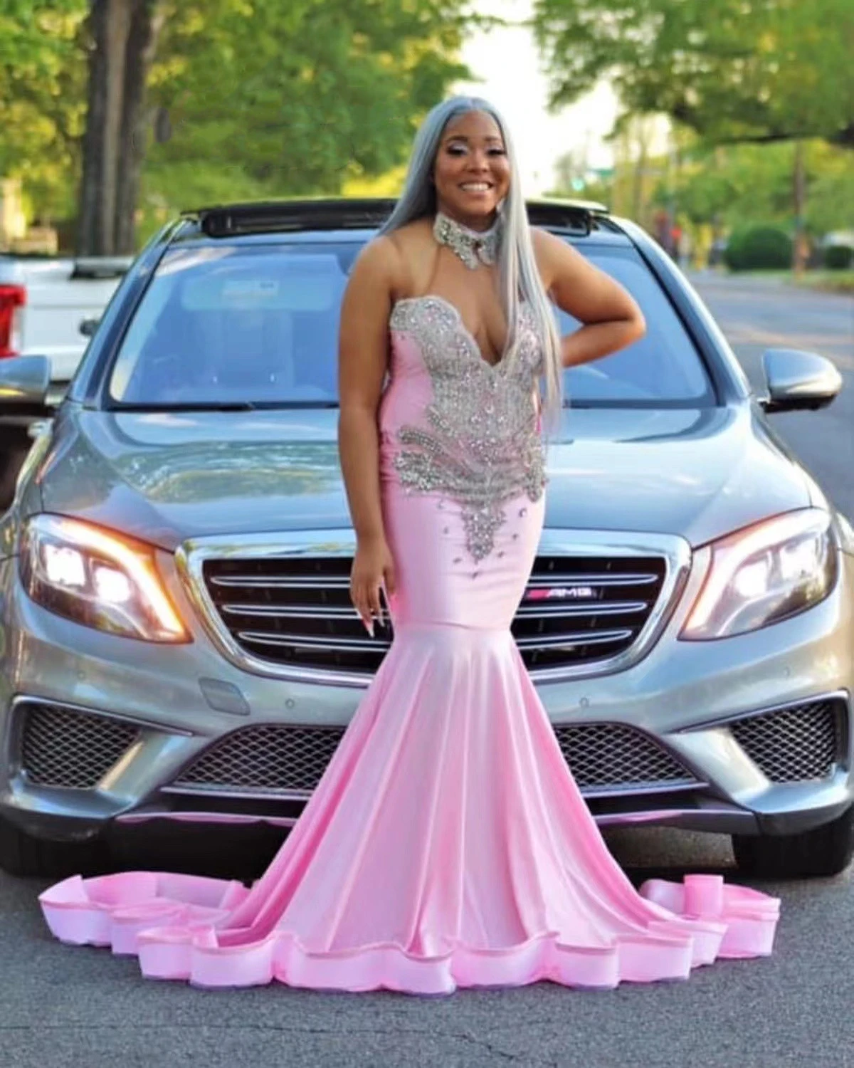 Prom dress shop fancy